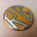 Emblema Adesivo Redditch Logo Alum Auto Relevo compátivel com Royal Enfield - Imagem 7