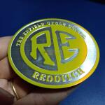 Emblema Adesivo Redditch Amar Alum Auto Relevo compátivel com Royal Enfield - Imagem 6