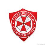 Emblema Umbrella Brasão Red Adesivo Resident Evil Harley V8