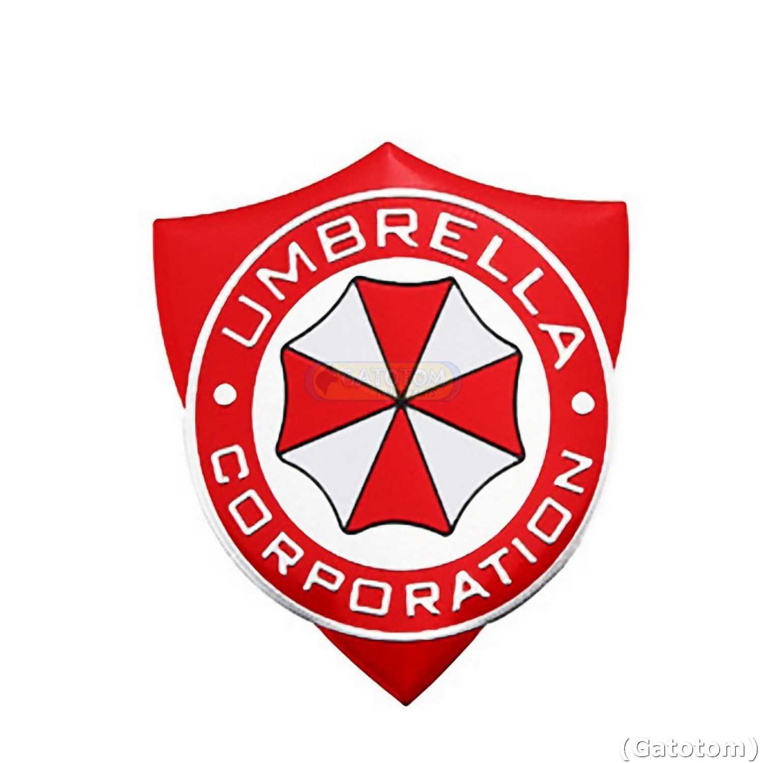 Emblema Umbrella Brasão Red Adesivo Resident Evil Harley V8 Emblema Umbrella Brasão Red Adesivo Resident Evil Harley V8