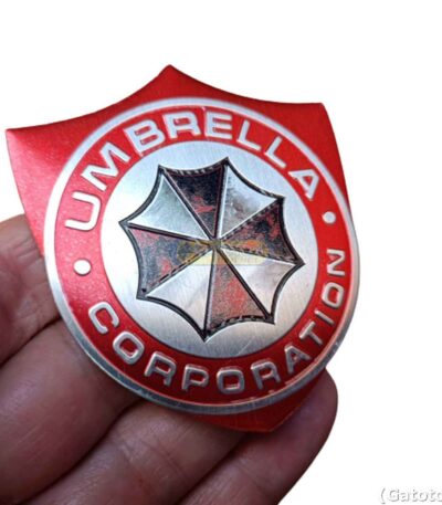 Emblema Umbrella Brasão Adesivo Resident Evil Red Suj Harley