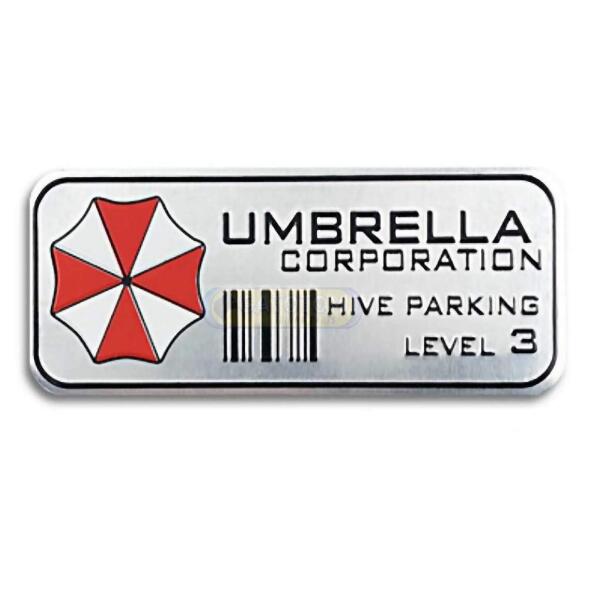 Emblema Umbrella Corp Fx Lateral G Adesivo Resident Evil Jap