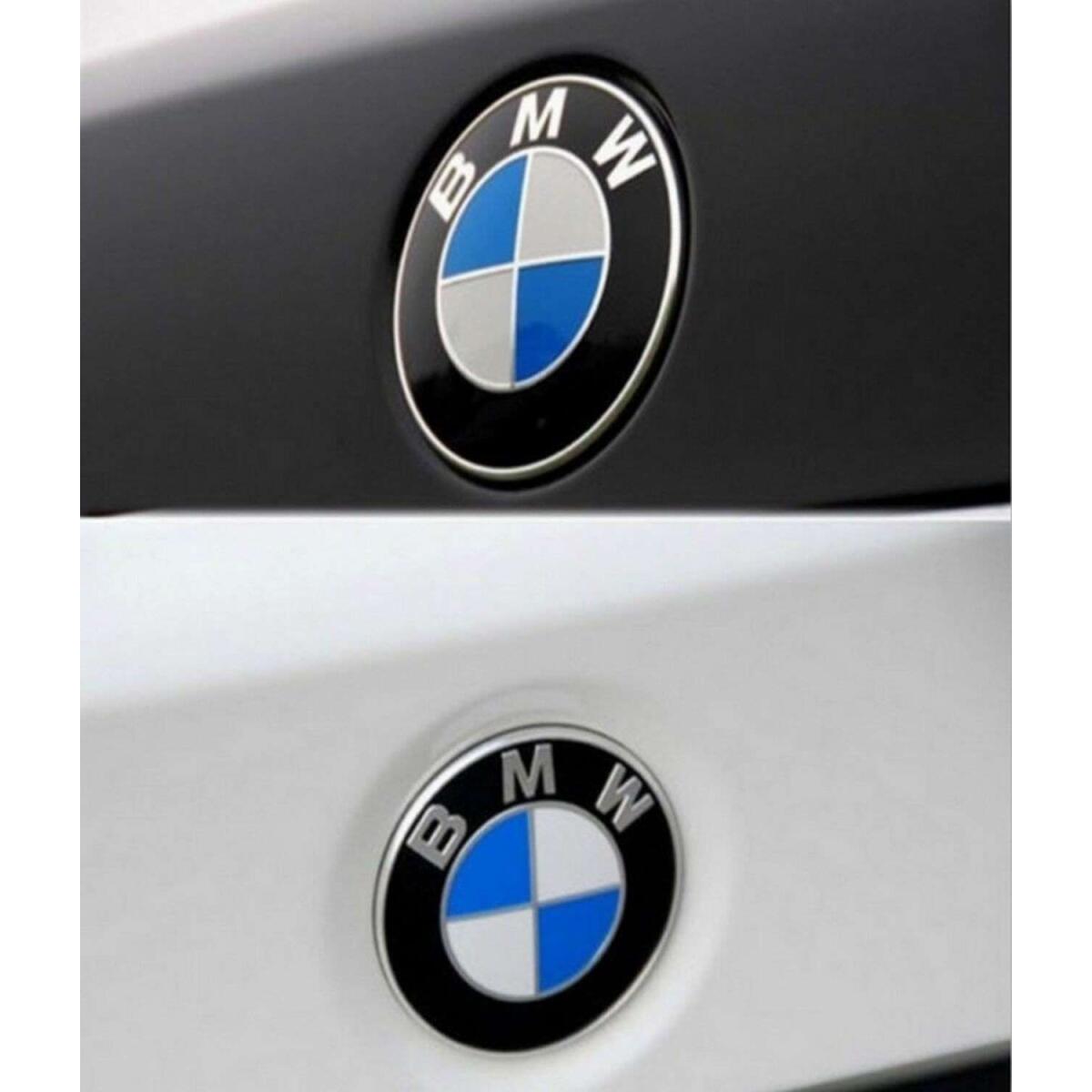 Emblema BMW 74mm Compatível Capo E Porta Malas 128i 320i 323i 328i 525i - Imagem 2