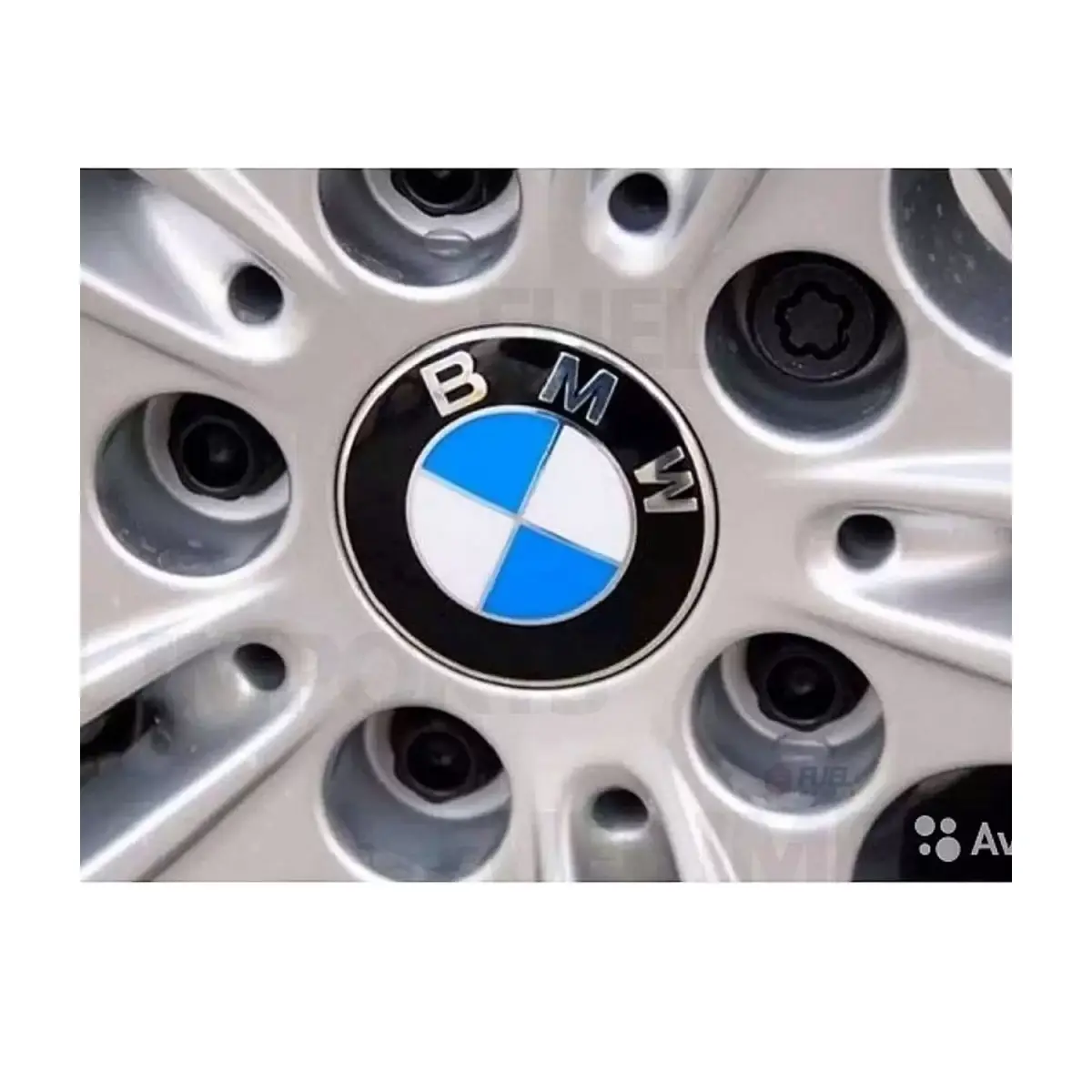 Kit 4 Calotinhas 56mm Centro de Roda p/ BMW X1 (F48) 2018 2019 2020 2021 - Imagem 3