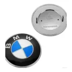 Emblema BMW 78mm Compatível Tampa Traseira Séries X5 745 760 840 850 Z3 - Imagem 3