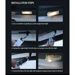 Luz Cortesia compatível carros Bmw M Projetor Porta Não Precisa Furar - Imagem 5