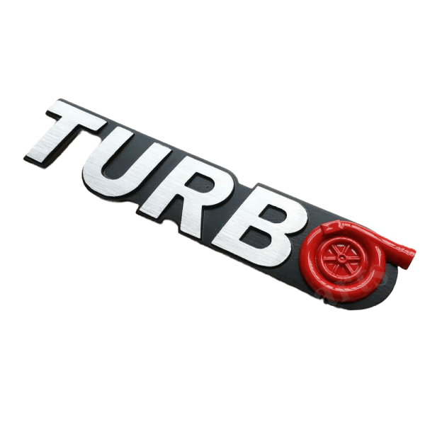 Emblema Turbo Metal Lateral Cruze Onix Chevrolet Gm Ford Cro