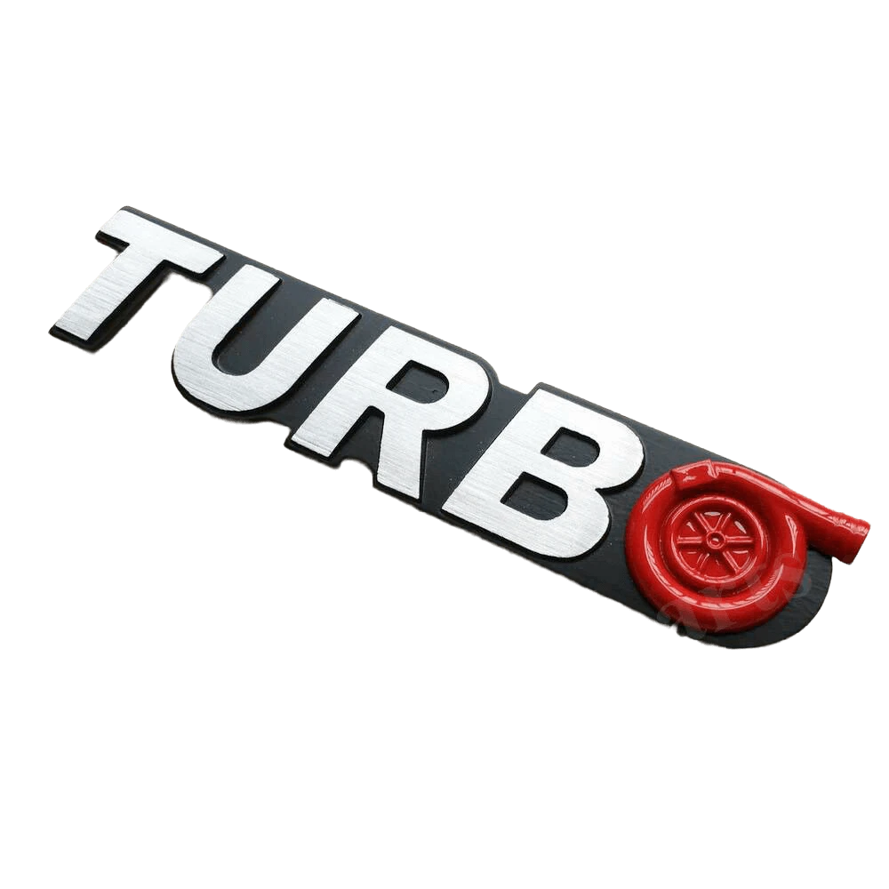 Emblema Turbo Metal Lateral Cruze Onix Chevrolet Gm Ford Cro