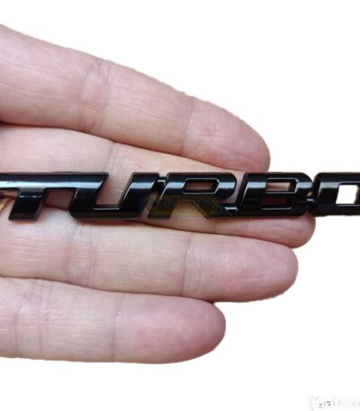 Emblema Turbo Metal Lateral Cruze Onix Chevrolet Gm Ford Cro