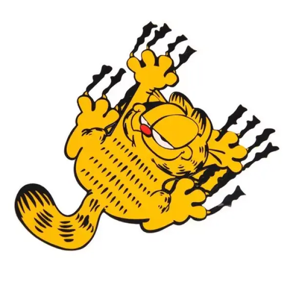 Adesivo 3d Gato Garfield Para Carros Motos Paredes Notebok P