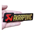 Adesivo Akrapovic Ponteira Escapamento Alta Temperatura 14cm