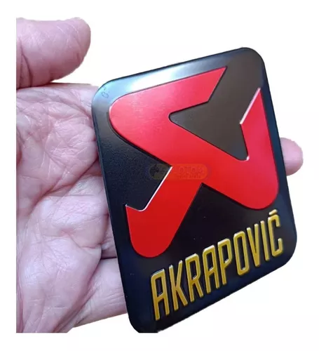 Adesivo Akrapovic Ponteira Escapamento Alta Temperatura 9x7