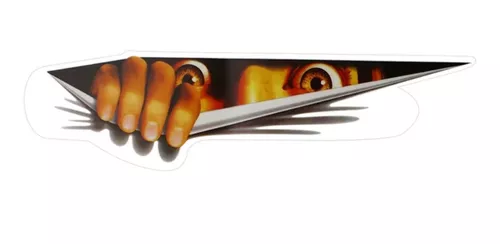 Adesivo Olhos Vigilante Grande 40cm Carros Acessorios Carro