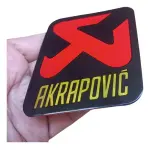 Emblema Adesivo Akrapovic Decorativo Capacetes Motos 9x7cm
