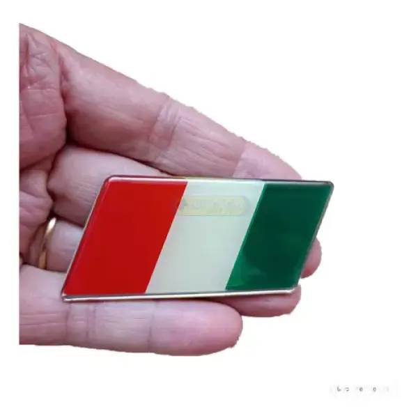 Emblema Adesivo Itália Em Aluminio Italy Fiat Toro Palio Uno