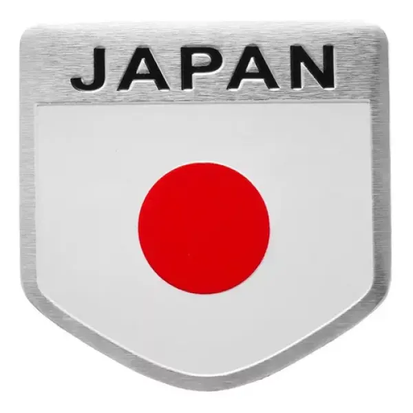 Emblema Adesivo Japão Brasão Japan Sol Toyota Honda Nissan