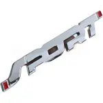 Emblema Adesivo Sport Em Metal Carro Moto Tuning Cromado 3d