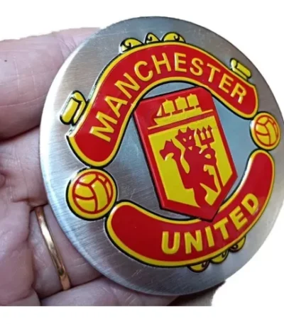 Emblema Adesivo Time De Futebol Manchester United Alumínio