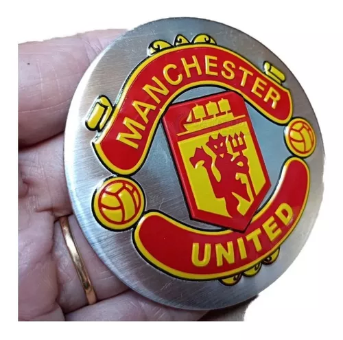 Emblema Adesivo Time De Futebol Manchester United Alumínio