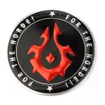 Emblema Adesivo World Of Warcraft Horda Blak V8 Carros Motos