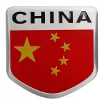 Emblema Em Aluminio Adesivo China Brasão Acessorios Carros