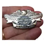 Emblema Harley Metal Adesivo Aguia Prata Cr Motor H.davidson