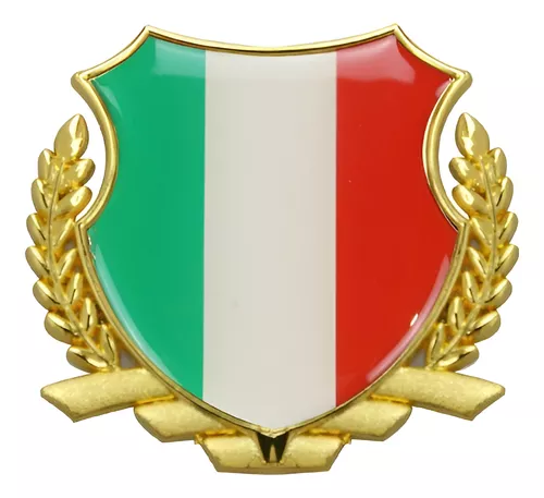 Emblema Italia Brasão Adesivo Metal+res Fiat Toro Palio Mobi