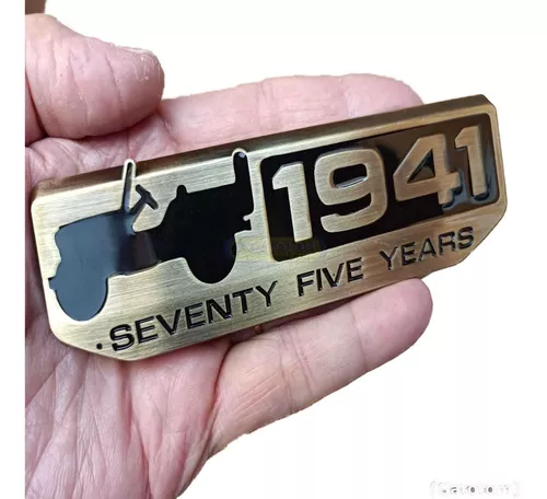 Emblema Jeep Metal 14cm Renegade Willys Compass Cherokee Bkb