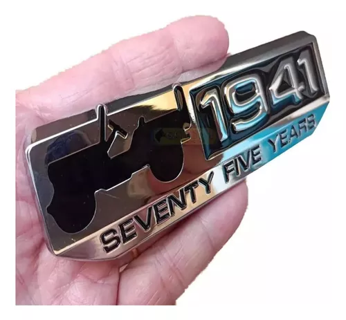 Emblema Jeep Metal 14cm Renegade Willys Compass Cherokee Bkc