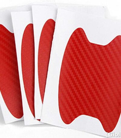 Adesivo Protetor Maçaneta Porta Carro/4 Und Fibra De Carbono (cópia)