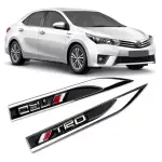2 Emblemas Trd Metal Adesivo Lateral Toyota Sw4 Rav4 Corolla