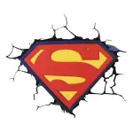 Adesivo 3d Superman Super Homem Carro Moto Decoração Pvc V8