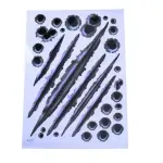 Adesivo Furos Buracos Tiros De Balas 3d Arranhões Riscos Car