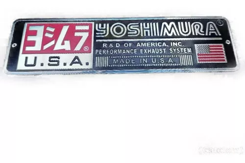 Adesivo Yoshimura Escapamento Usa Alumínio Alta Temperatura2