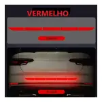 Adesivos Refletivos Evitar Colisão Trazeira Segurança Vermel