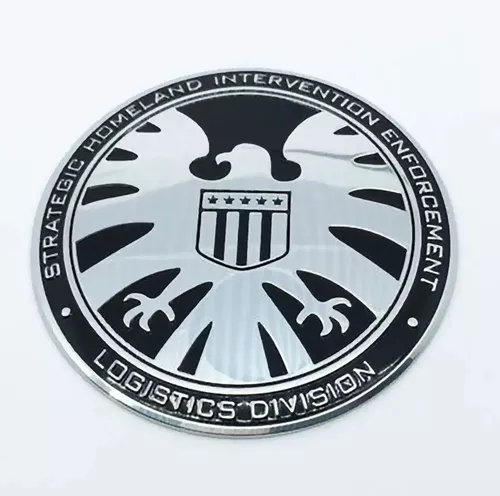 Emblema Adesivo Agentes Da Shield Marvel Fxprt 56mm Car Moto
