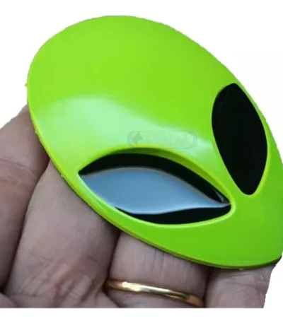 Emblema Adesivo Alien Ovni Area51 Et V8 Dc Marvel Carro 8cm