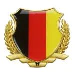 Emblema Adesivo Metal Alemanha Brasão Vw Jetta Golf Amarok