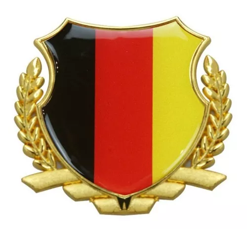 Emblema Adesivo Metal Alemanha Brasão Vw Jetta Golf Amarok