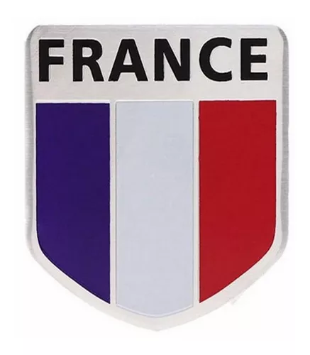 Emblema Adesivo Metal França Brasão France Acessorios Carros