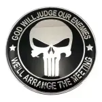 Emblema Adesivo Punisher O Justiceiro 56mm Carros Motos Pra