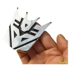 Emblema Adesivo Transformers Decepticons Importado Alumí 4mm