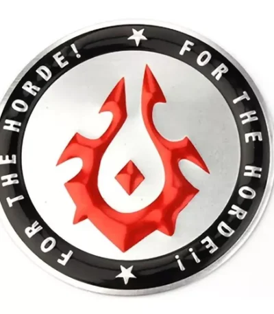 Emblema Adesivo World Of Warcraft Horda Prat V8 Carros Motos