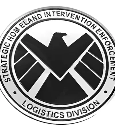 Emblema Agentes Da Shield Marvel Aguia Black 56mm Age Carter