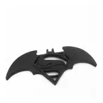 Emblema Batman E Superman 3d Blk Adesivo Metal Reforçado Dc