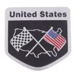 Emblema Estados Unidos Us Brasão Sp Metal Ford Chevrolet Jp