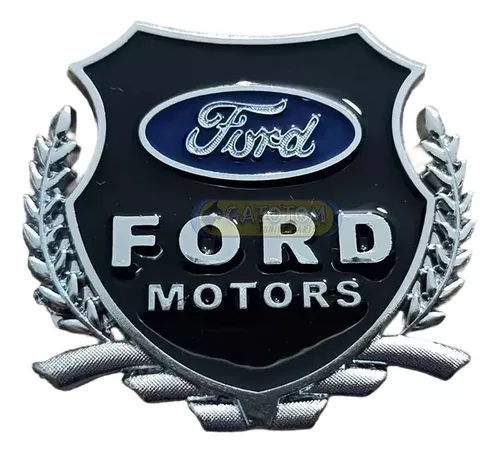 Emblema Ford Metal Brasão Escudo Wolf Ka Focus F1000 F250 1