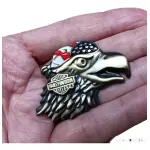 Emblema Harley Metal Adesivo Aguia Pirata Motor H. Davidson