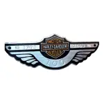 Emblema Harley Metal Adesivo Asa 100 A Motor Cycles Davidson