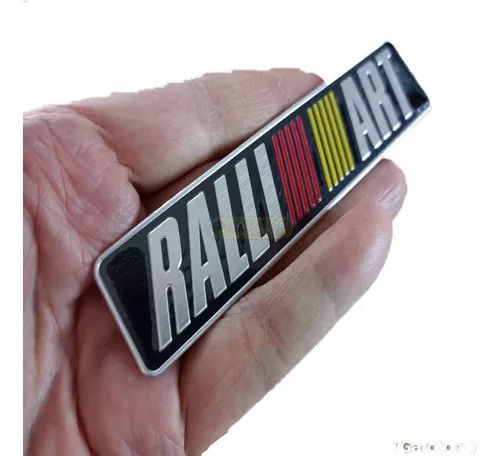 Emblema Ralliart Mitsubishi L200 Asx Metal Lateral Dakar Fx1